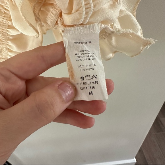 OLIVE TREE ruffled cami - Picture 5 of 5